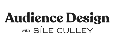 Audience Design logo in Black and White